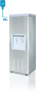 50 litre 304 CR-Ni kaynaklı iç kazanı ve uzun ömürlü galvaniz üzeri elektrostatik boyalı veya CR-Ni dış yüzeye sahip su sebili. Enjeksiyon baskılı poliüretan yalıtım sayesinde ısı kaybı minimum seviyededir. P.S poliüretan yalıtımlı kapak kullanılarak dayanıklılığı artırılmıştır. Şebekeye bağlanabilen veya dökme su ile kullanılabilen şamandıralı sisteme sahiptir. Manuel termostat ile su sıcaklığı kolayca kontrol edilebilir. Ayarlanabilir rotil ayak sistemi sayesinde montaj kolaydır. Uzun ömürlü çevirmeli musluk sistemi bulunur. Türkiye genelinde yaygın servis ağına sahip olup, 2 yıl garantilidir. ISO 9001 ve CE belgelerine sahiptir. Arıtma montajı kolaylıkla yapılabilir.(50LT SU SEBİLİ, sanayi tipi su sebili)